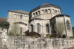 Apsis der ehemaligen Abteikirche St-Pierre-St-Paul