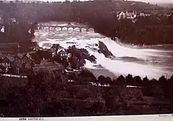 Rheinfallbrücke der Linie Winterthur–Schaffhausen bei Neuhausen