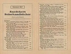 Werbefaltblatt vom Sommer 1927 (4 Seiten, 186 × 128 mm)