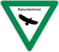 Sonderschild Naturdenkmal (Bayern, Stand 12/2007)
