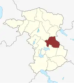 Lage des Bjernede Sogn in der Sorø Kommune