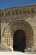 Portal der romanischen Kirche von Sotosalbos, Provinz Segovia (um 1140)