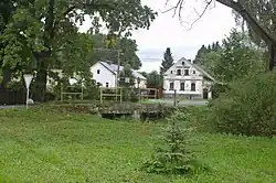 Haus Nr. 26 und Nr. 27 Brücke über die Úhlavka / Mühlbach