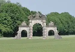 Reste des Schlosses Soupir