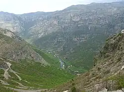 Grenzregion am Cijevna/Cem bei Tamara