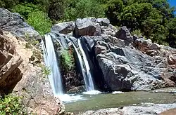 Ein Wasserfall am Süd-Yuba im South Yuba River State Park