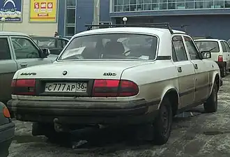 GAZ-3110 Heckansicht