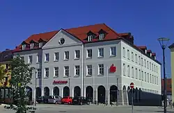 Gebäude der Sparkasse Oberpfalz Nord