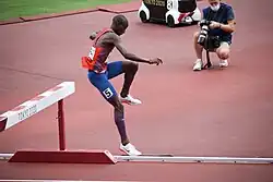 Benard Keter – ausgeschieden als Siebter des ersten&nbsp;Vorlaufs