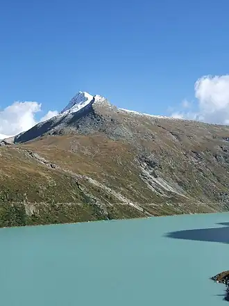 Spechhorn von Nordwesten, vom Westufer des Mattmarksees