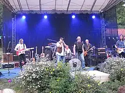 Speiches Monokel und Frank Gala Gahler beim XX. Dorfrock am 3. Juli 2015