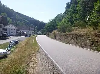 Speyerbrunn mit Speyerbrunner Eck im linken Hintergrund