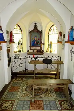 Das Innere der Spoarkapelle