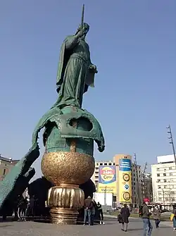 Stefan-Nemanja-Denkmal (2021), Savski Venac, Belgrad[11]