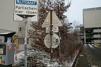 Frühe OZ Smileys in Hamburg (90er Jahre)