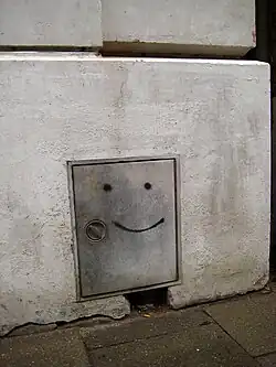 OZ Smiley aus den 90er Jahren in Hamburg