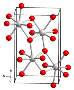Kristallstruktur von Strontiumhydroxid