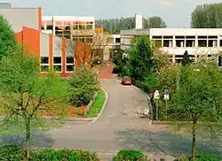 Haupteingang des Städtischen Gymnasiums Löhne