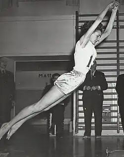 Solveig Ericsson erreichte Platz&nbsp;vierzehn (hier beim&nbsp;Standweitsprung)