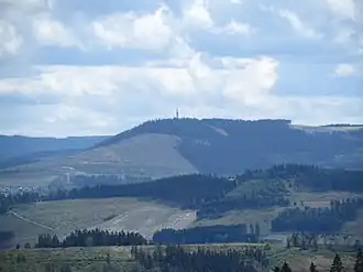 Der Stüppel von Nordwesten, gesehen vom Lörmecke-Turm