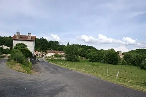 Ortsansicht von Westen