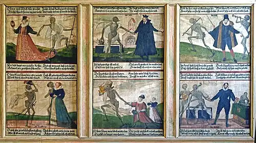 Frau, Pfarrer, Amtmann, Jungfrau, Kind, Maler