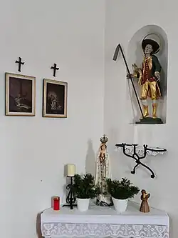 Hl. Isidor mit Kreuzwegstationen