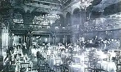 Großer Saal des St.-Anna-Hofes, Ende 19. Jahrhundert