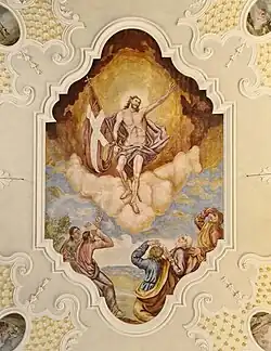 Hauptfresko im Langhaus