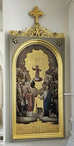 Ehemaliges Seitenaltarbild Vierzehn Nothelfer