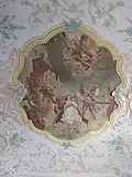 Barockes Deckenfresko von der Gefangennahme der hl. Katharina (1735/36)