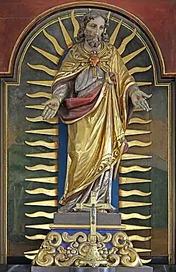 Altar, Herz-Jesu-Statue