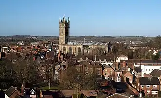 Warwick mit Kollegiatkirche St Mary