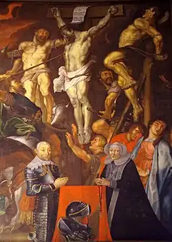 Rubens-Kopie, Stifterbild