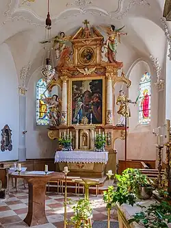 Hauptaltar der Filialkirche St. Peter