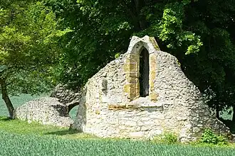 Ruine der Kapelle bei Arzlohe