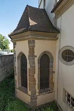 Gotischer Chor an der Stadtmauer