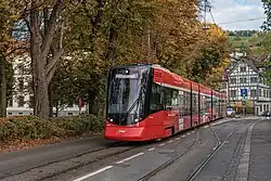 Tango ABe 8/12 in Innenstadtbereich St. Gallens