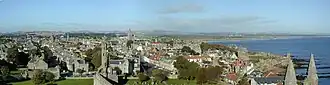 St Andrews, gesehen von der Spitze des St Rules Tower