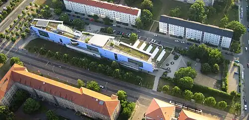 Luftbild des St.&nbsp;Benno-Gymnasiums