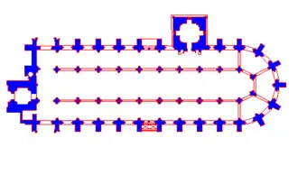 Vereinfachter Grundriss