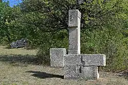 Skulptur, 1959, von Peter Meister, in der Skulpturenlandschaft in St. Margarethen im Burgenland
