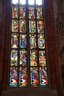 Haller-Fenster in der Sebaldskirche