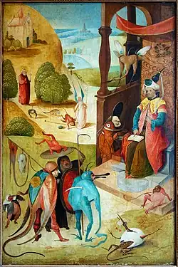Nachfolge von Hieronymus Bosch, Heiliger Jakobus der Ältere und der Magier (1550–1575)