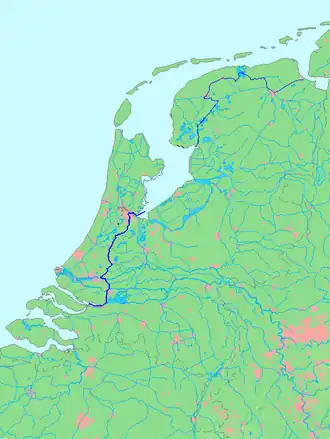 Verlauf der Staande Mastroute