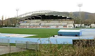Die Tribuna Velino des Stadio Raul Guidobaldi 2016