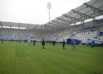 Blick auf die Ränge (November 2010)