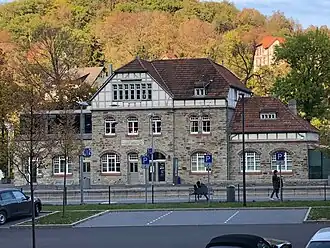 Stadt Eppstein Bahnhof Empfangsgebäude.