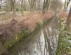 Mühlenexter als Wassergraben nahe der Stadtmauer