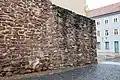 Stadtmauer zwischen Hospitalstraße und Goethestraße